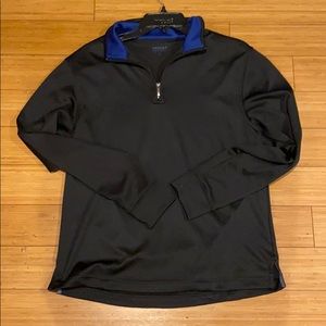Men’s Brooks Brothers quarter zip black